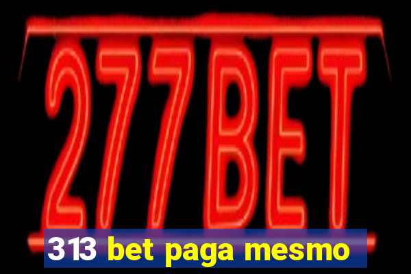 313 bet paga mesmo